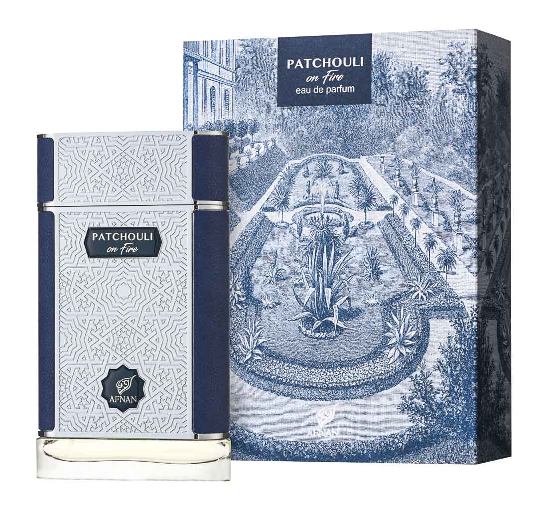Afnan Patchouli on Fire EDP 80 мл — флакон с кутия