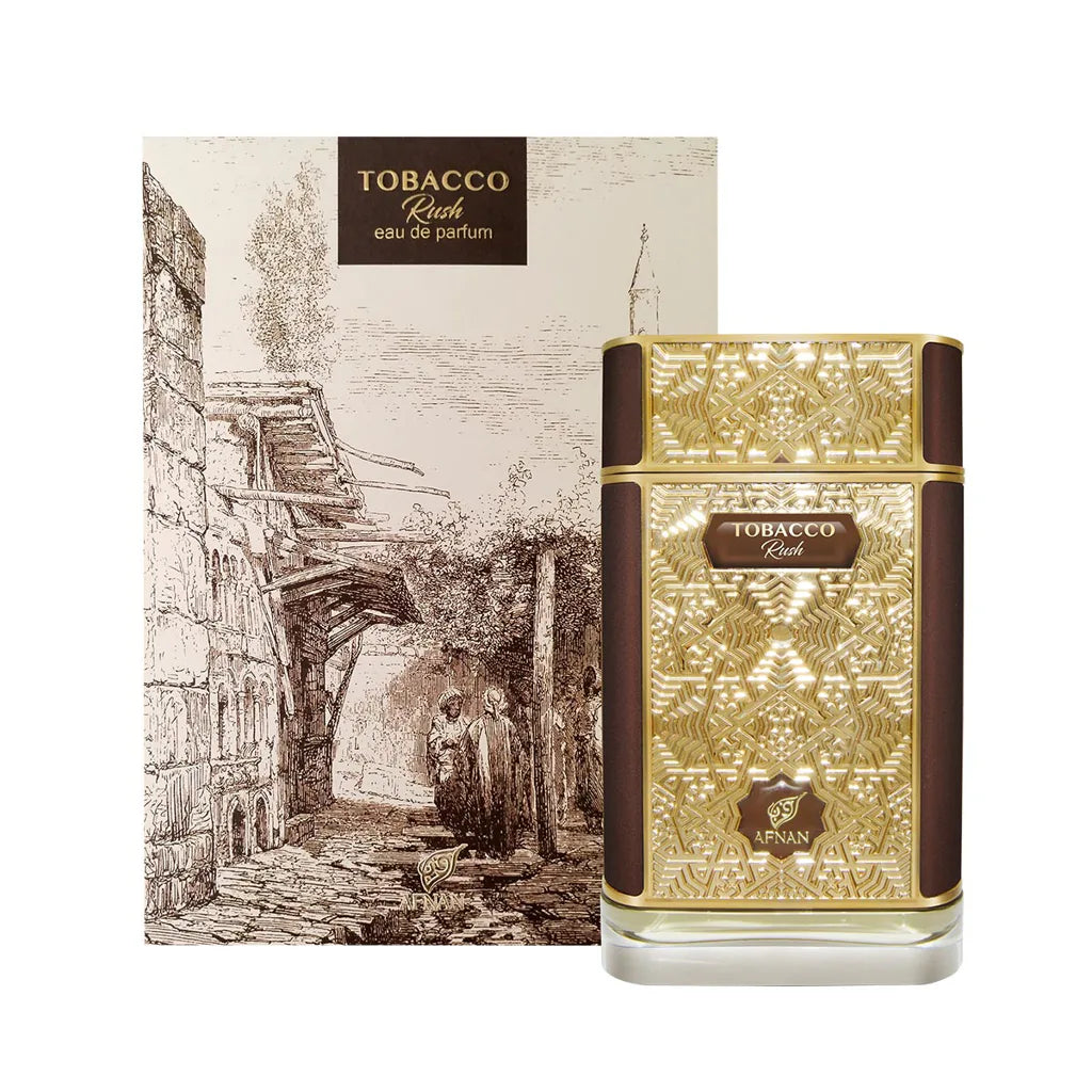 Afnan Tobacco Rush EDP 80 мл – флакон и кутия, алтернативен изглед