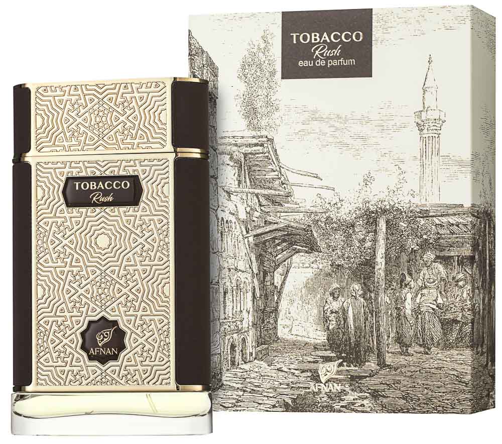 Afnan Tobacco Rush EDP 80 мл — флакон с кутия