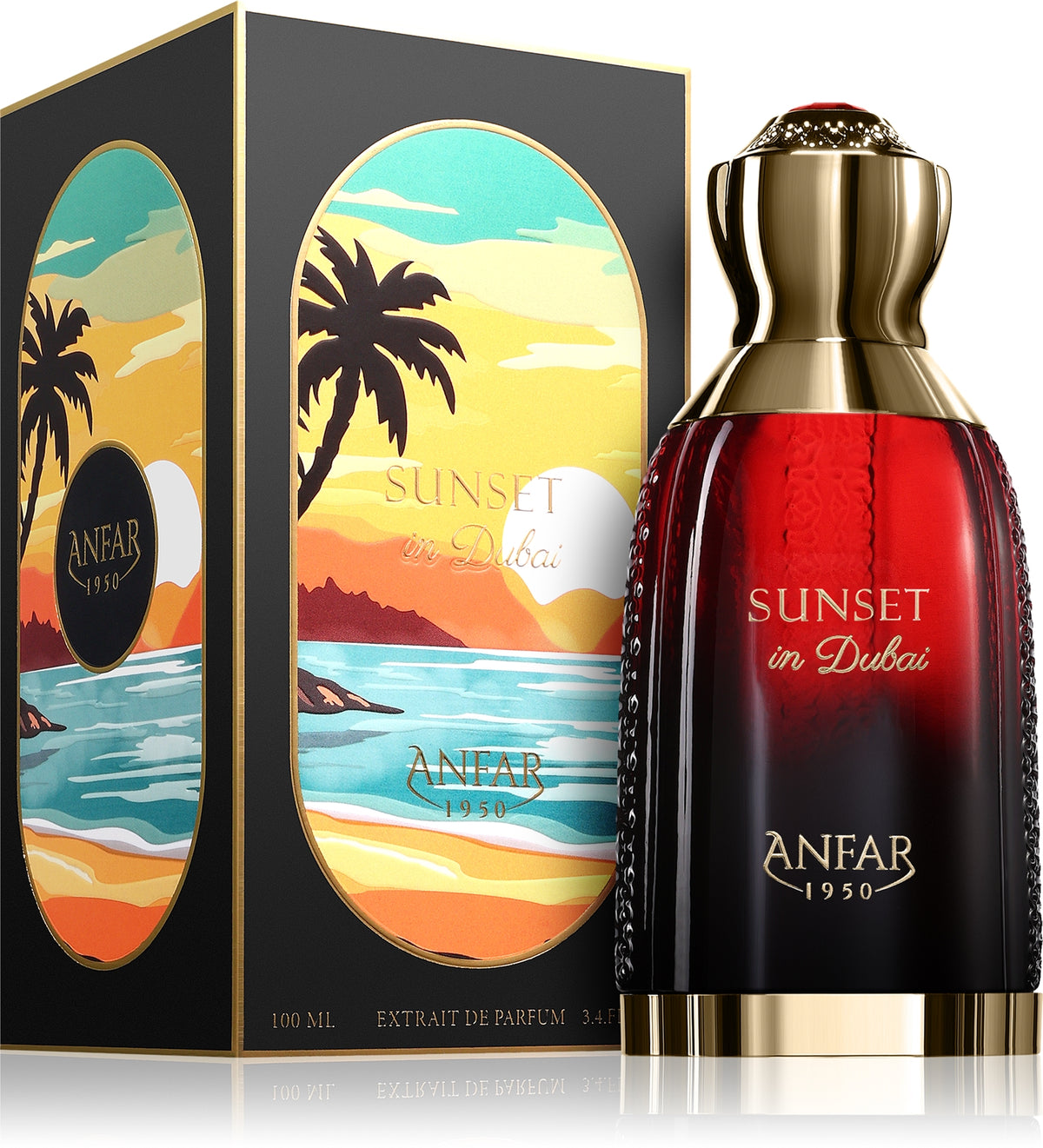 Anfar 1950 Sunset in Dubai ExDP 100 мл — флакон с кутия