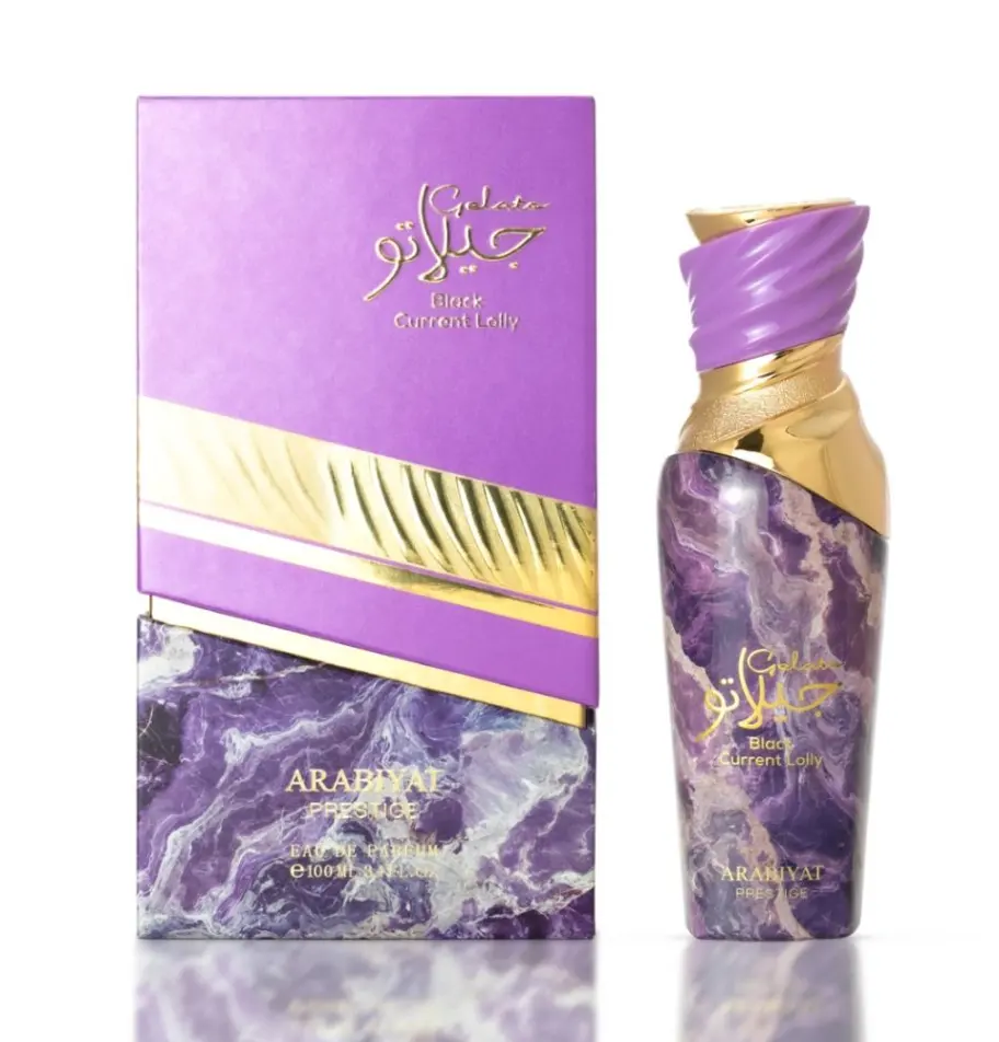 Arabiyat Prestige Gelato Black Current Lolly EDP 100 мл — флакон с кутия