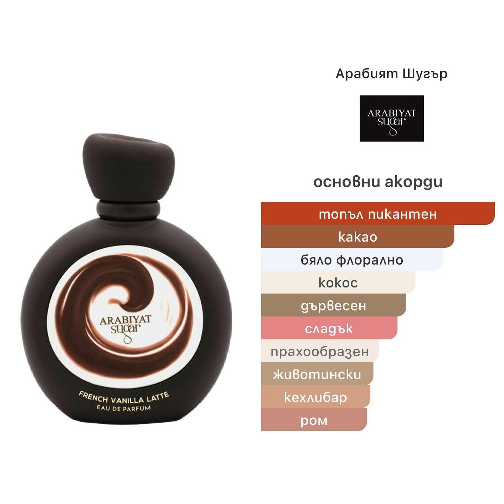Arabiyat Sugar French Vanilla Latte EDP 100ml - оригинален арабски парфюм | Aroma Viva BG