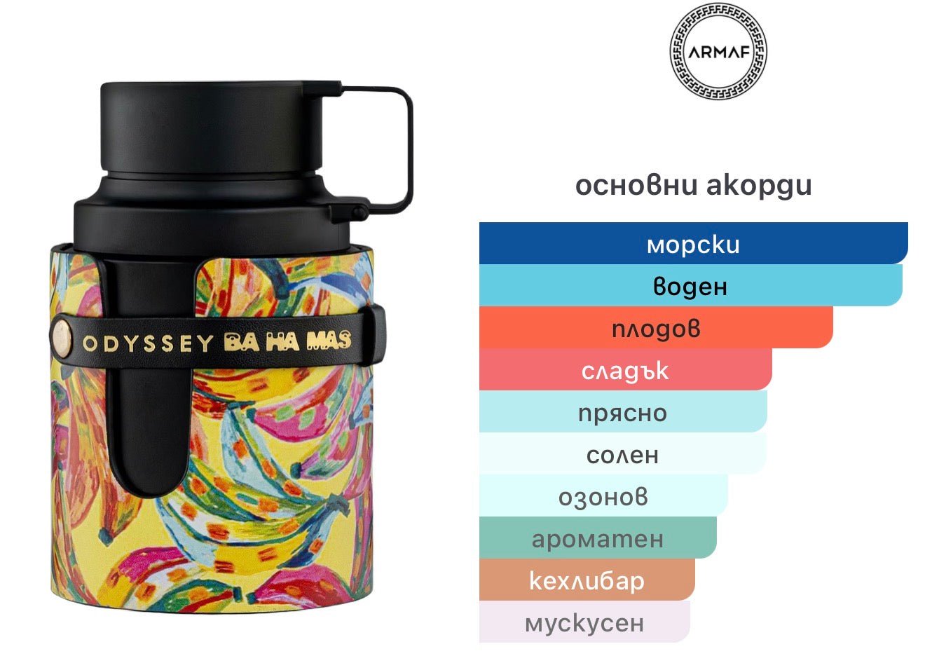 Armaf Odyssey Ba Ha Mas EDP 100мл. - оригинален арабски парфюм | Fragrance of Dubai