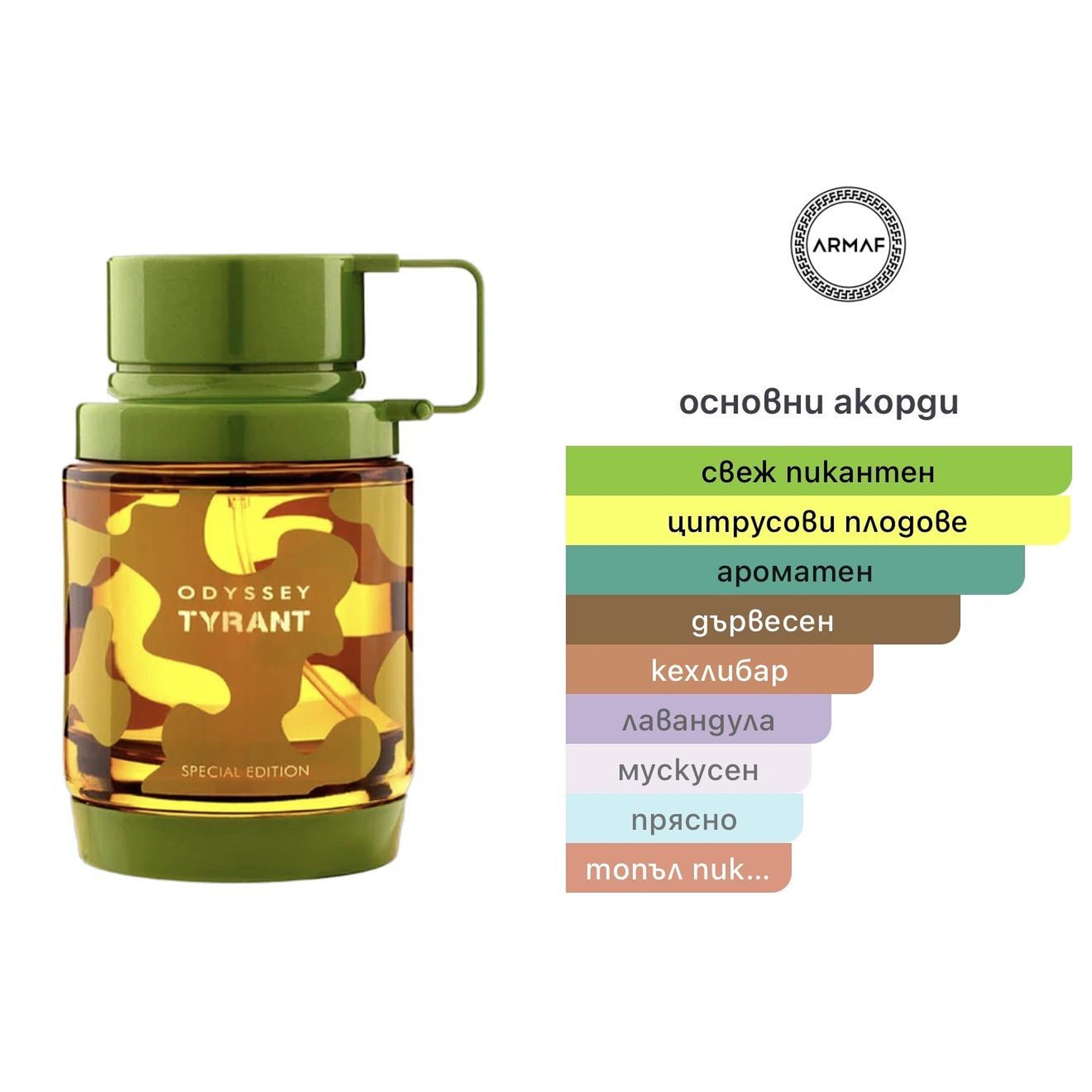 Armaf Odyssey Tyrant EDP 100мл. - оригинален арабски парфюм | Aroma Viva BG