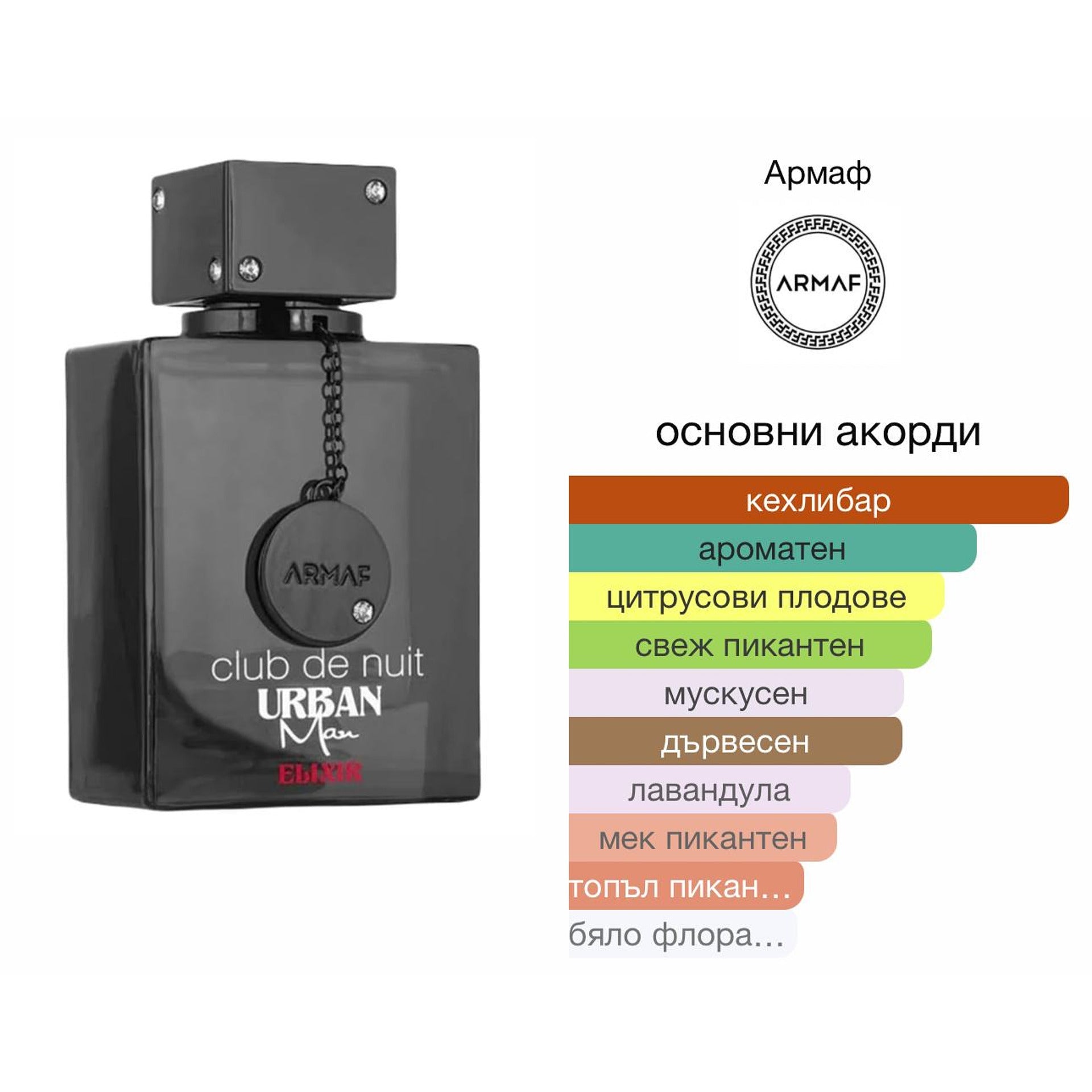 Armaf Urban Elixir EDP 105мл. - оригинален арабски парфюм | Aroma Viva BG