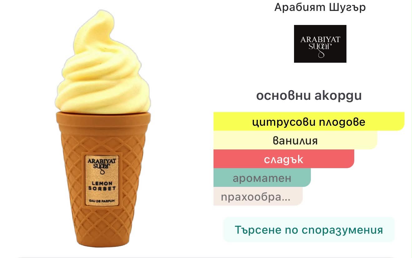 Arabiyat Sugar Lemon Sorbet EDP 100мл.