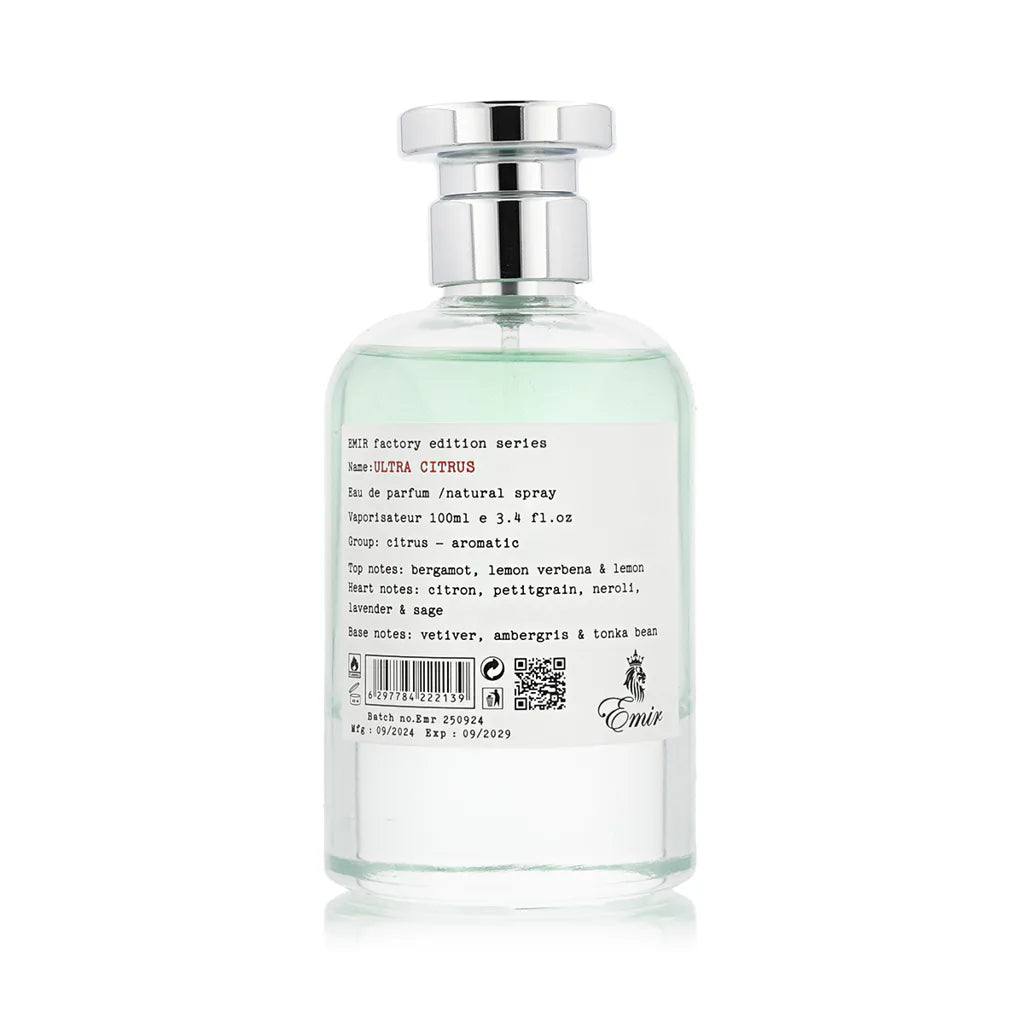 Emir Ultra Citrus Factory Edition EDP 100 мл – флакон на бял фон