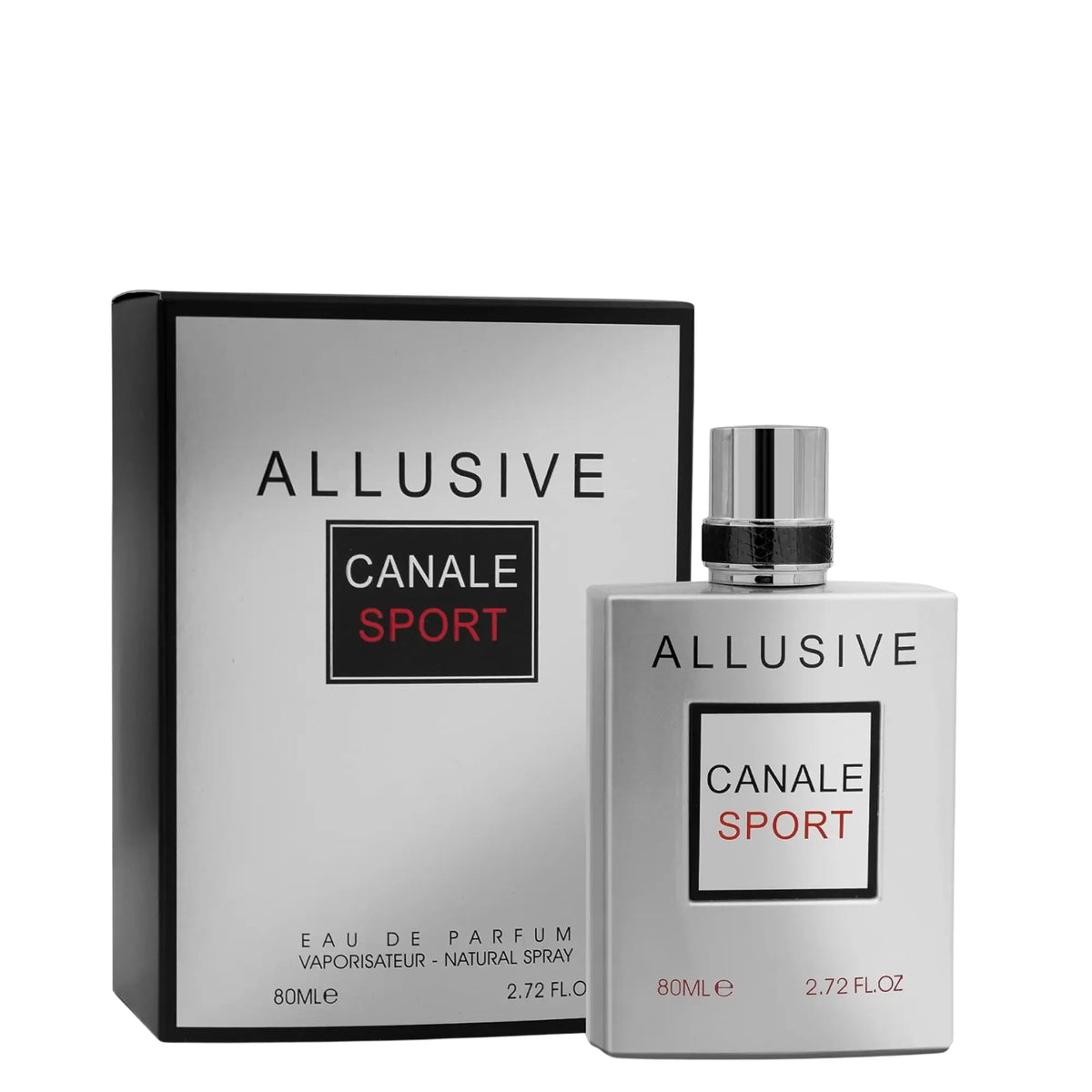 Fragrance World Allusive Canale Sport EDP 80 мл – флакон и кутия