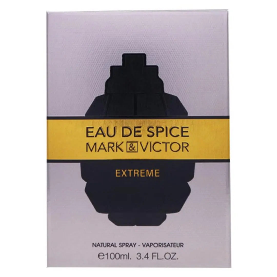 Fragrance World Eau de Spice Extreme Mark & Victor EDP 100 мл – кутия отпред