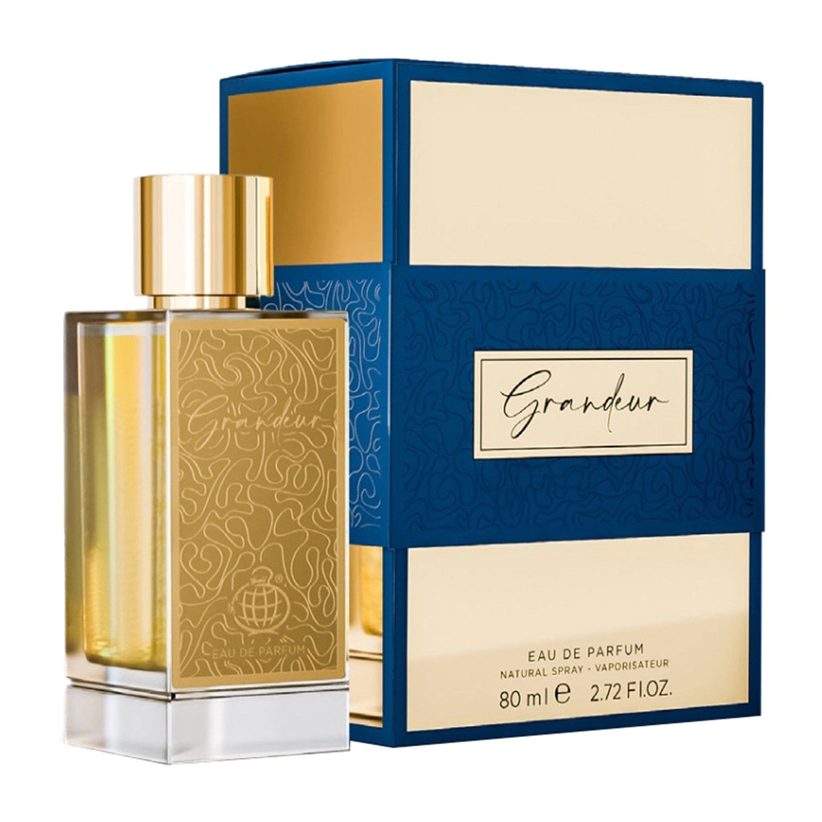 Fragrance World Grandeur EDP 80 мл — флакон с кутия