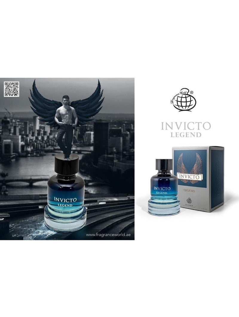 Fragrance World Invicto Legend EDP 100 мл – флакон на мъжки парфюм