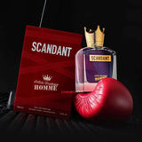 Fragrance World John Gustav Homme Scandant EDP 100 мл – рекламна композиция с флакон и кутия