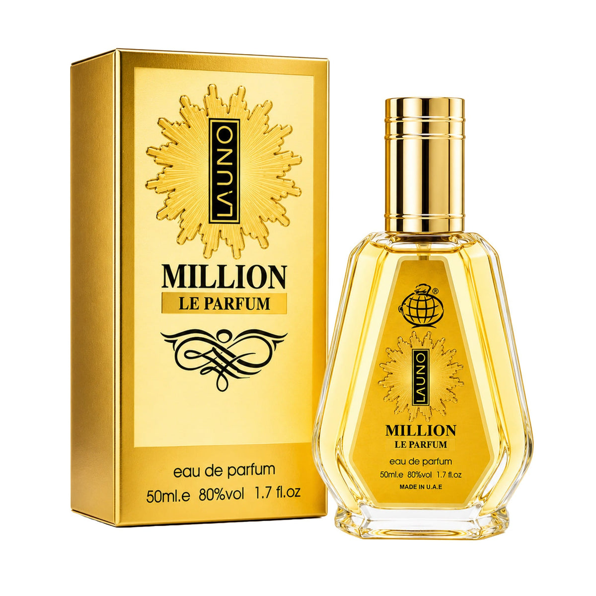 Fragrance World La Uno Million le Parfum 50 мл — флакон с кутия