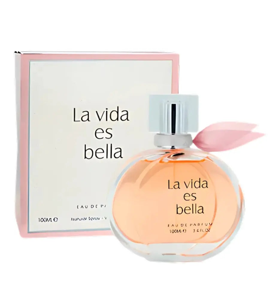 Fragrance World La Vida es Bella EDP 100 мл — флакон с кутия