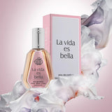 Fragrance World La Vida es Bella EDP 50 мл – флакон и кутия с цветя
