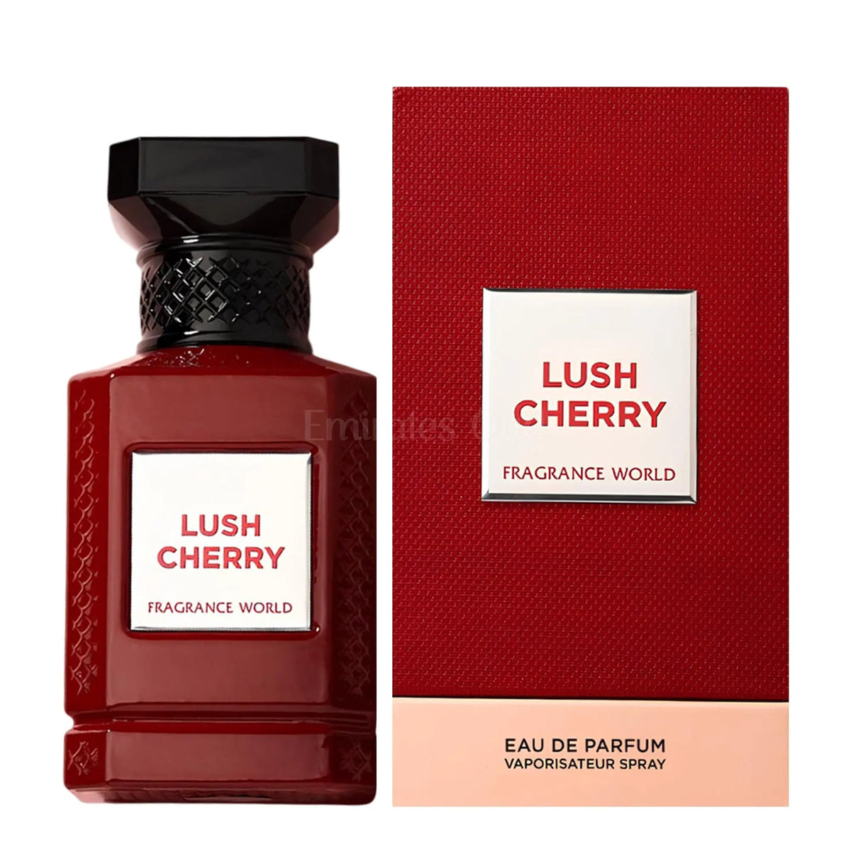 Fragrance World Lush Cherry EDP 80 мл – флакон и кутия