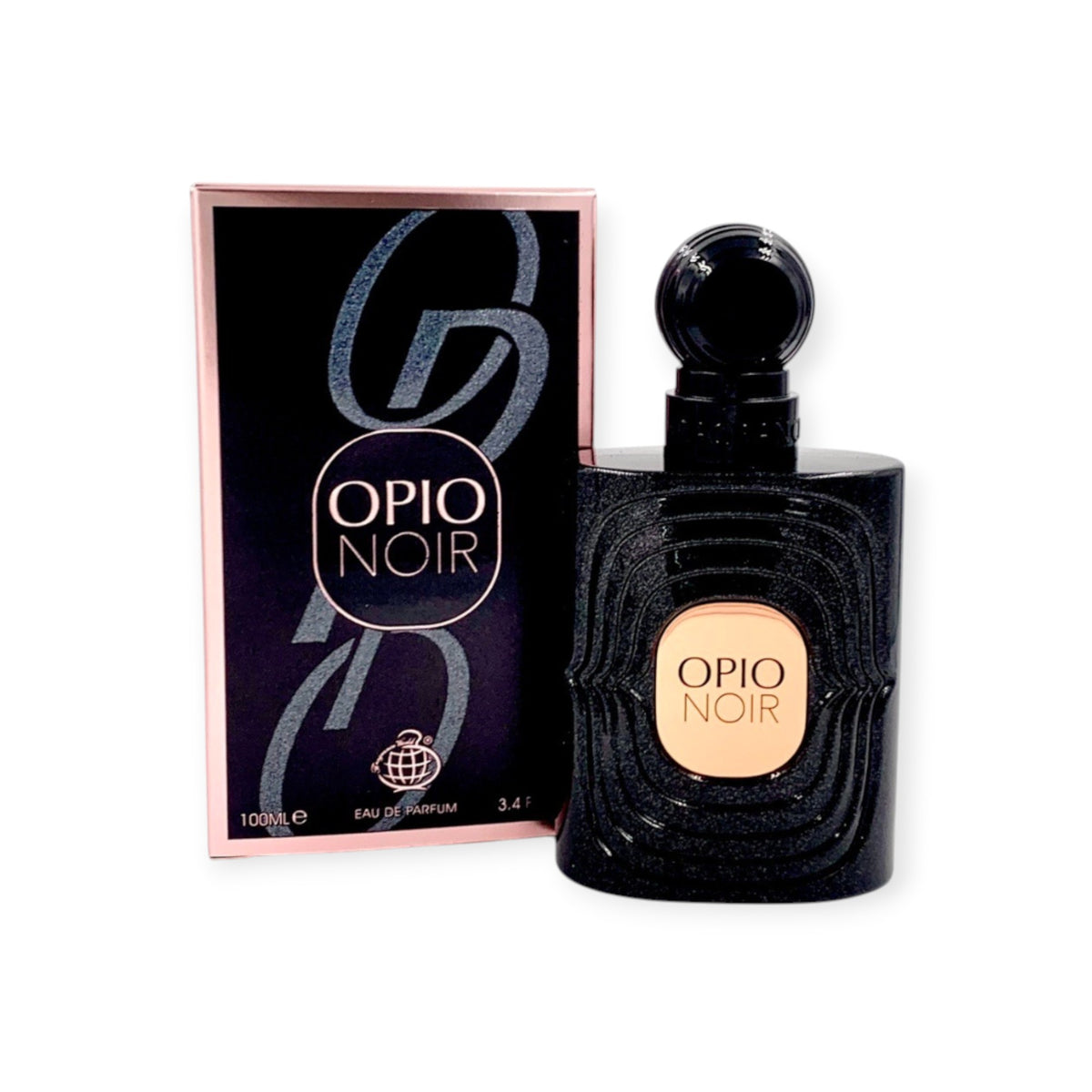 Fragrance World Opio Noir EDP 100 мл — флакон с кутия
