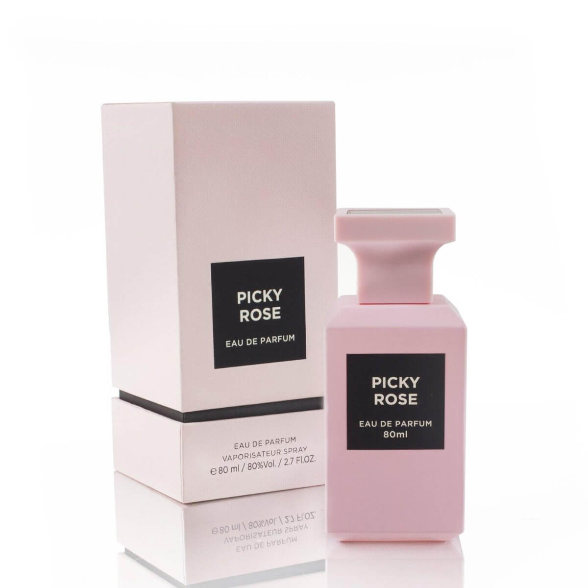 Fragrance World Picky Rose EDP 80 мл — флакон с кутия
