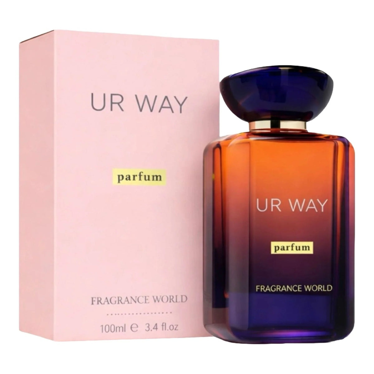 Fragrance World UR Way Parfum EDP 100 мл — флакон с кутия