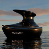 French Avenue Pinnace Noir EDP 100 мл – флакон върху водна повърхност