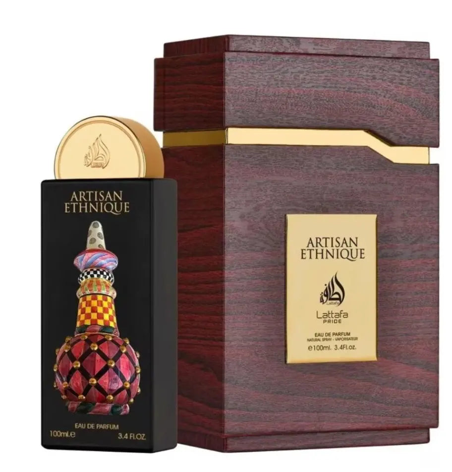 Lattafa Artisan Ethnique EDP 100 мл — флакон с кутия