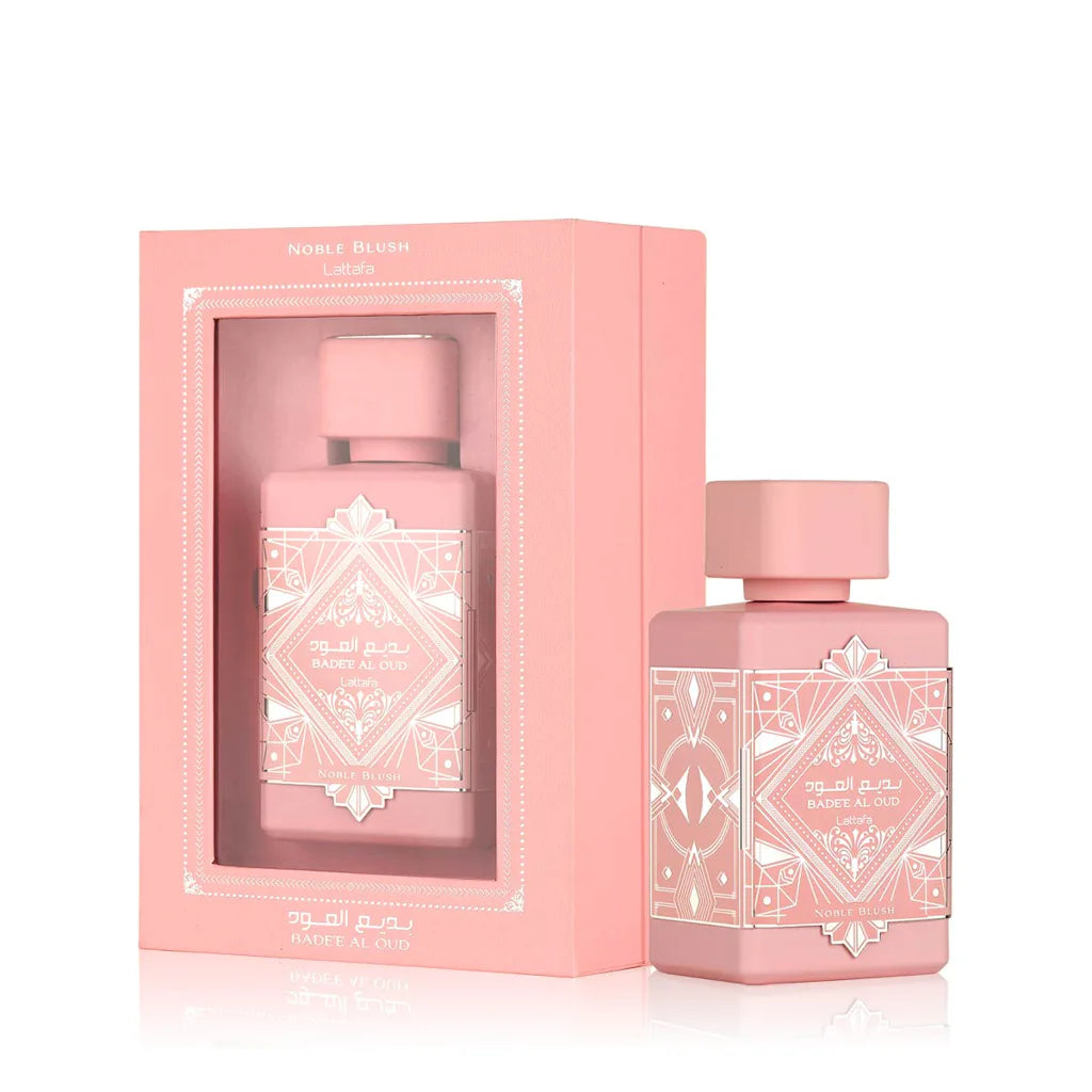 Lattafa Bade'e al Oud Noble Blush EDP 100 мл – флакон с кутия