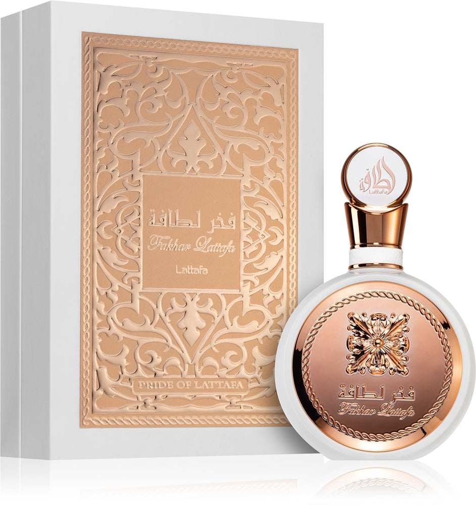 Lattafa Fakhar Femme EDP 100 мл — флакон с кутия