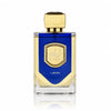 Флакон Lattafa Liam Blue Shine EDP 100 мл с огледално отражение на бял фон.