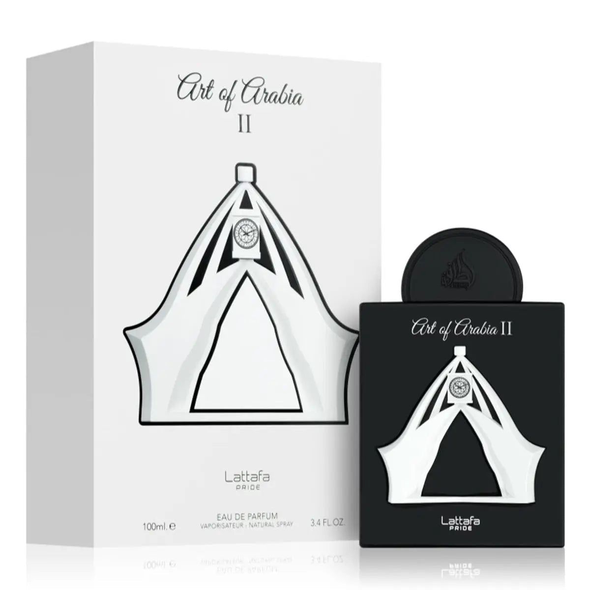 Lattafa Pride Art of Arabia II EDP 100 мл — флакон с кутия