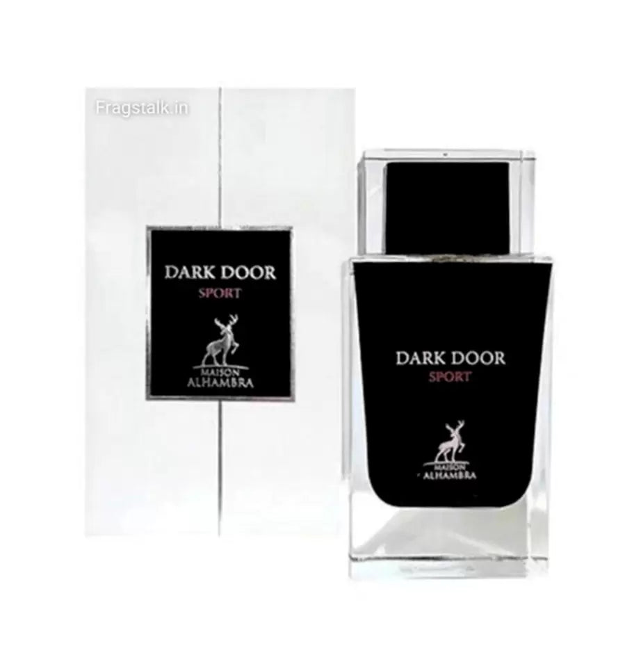 Maison Alhambra Dark Door Sport EDP 100 мл — флакон с кутия