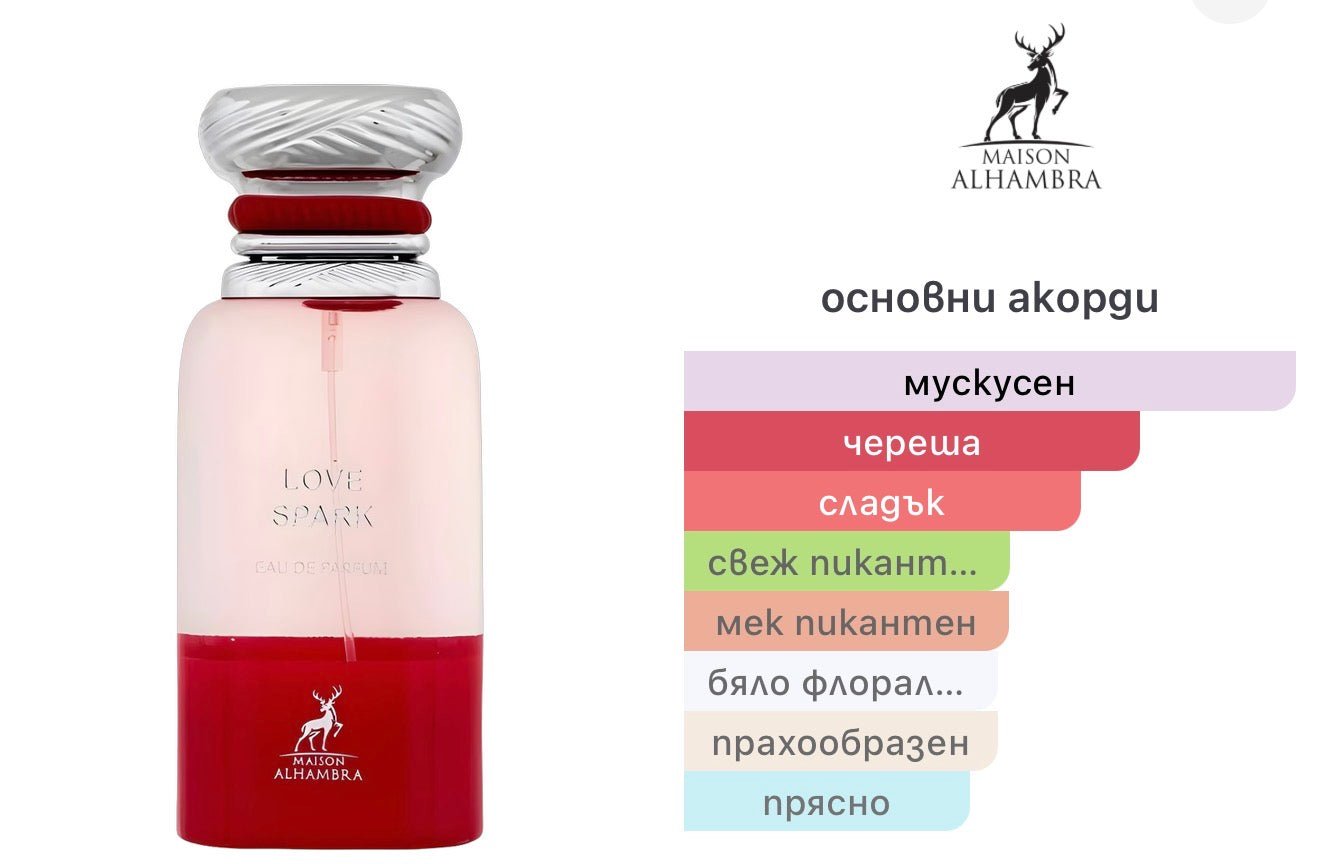 Maison Alhambra Love Spark EDP 80мл. - оригинален арабски парфюм | Aroma Viva BG