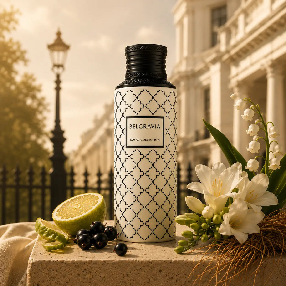 Maison Asrar Belgravia EDP 100 мл — кадър с фон