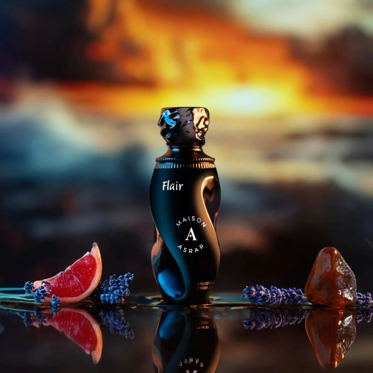Maison Asrar Flair EDP 100 мл – флакон в композиция по залез