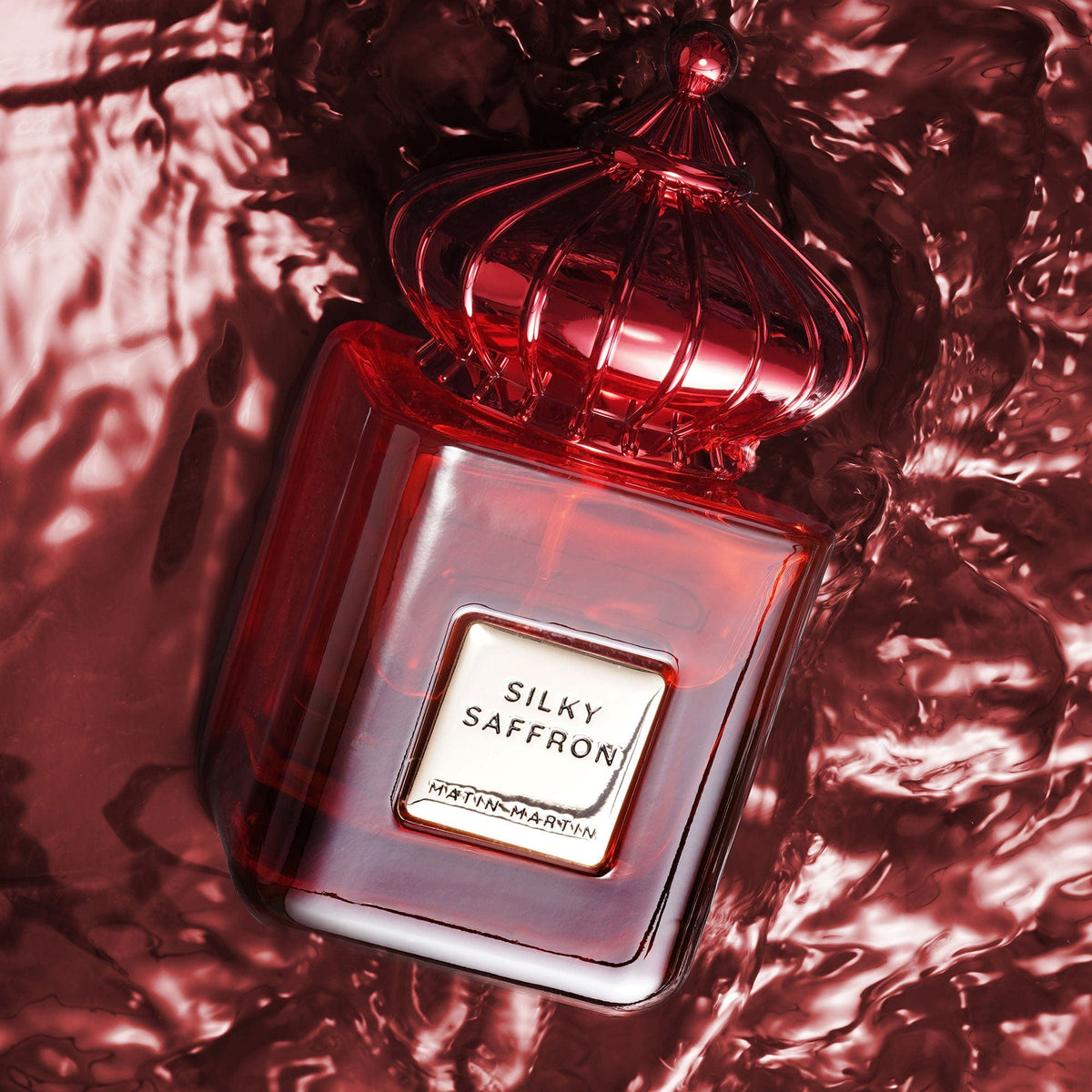 Matin Martin Silky Saffron EDP 100 мл — флакон в декоративна композиция