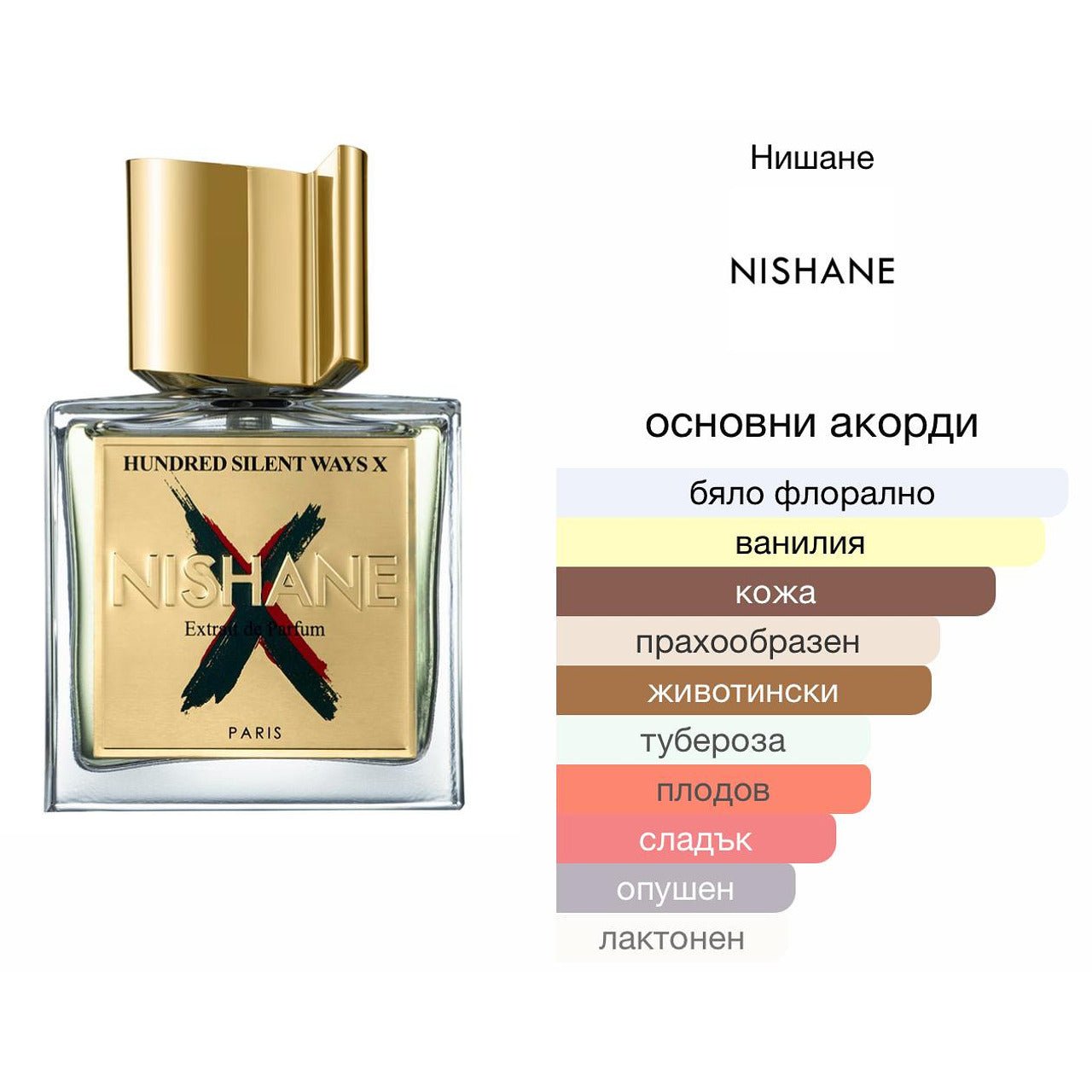 Nishane Hundred Silent Ways X ExDP 50мл. - оригинален арабски парфюм | Aroma Viva BG