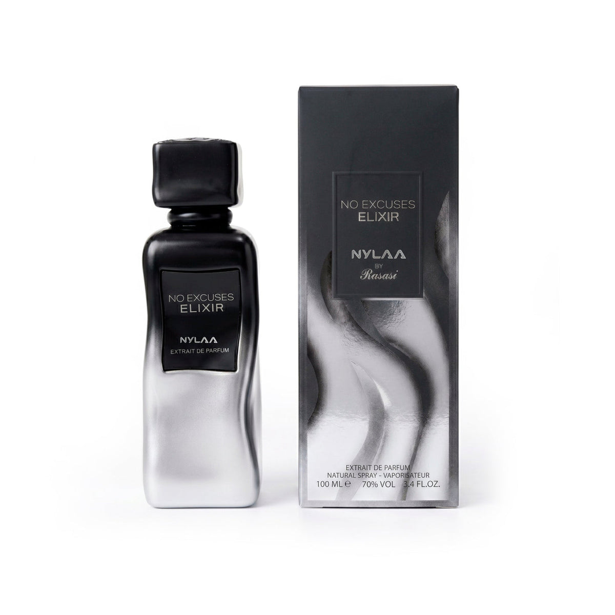 Nylaa by Rasasi No Excuses Elixir ExDP 100 мл — флакон с кутия