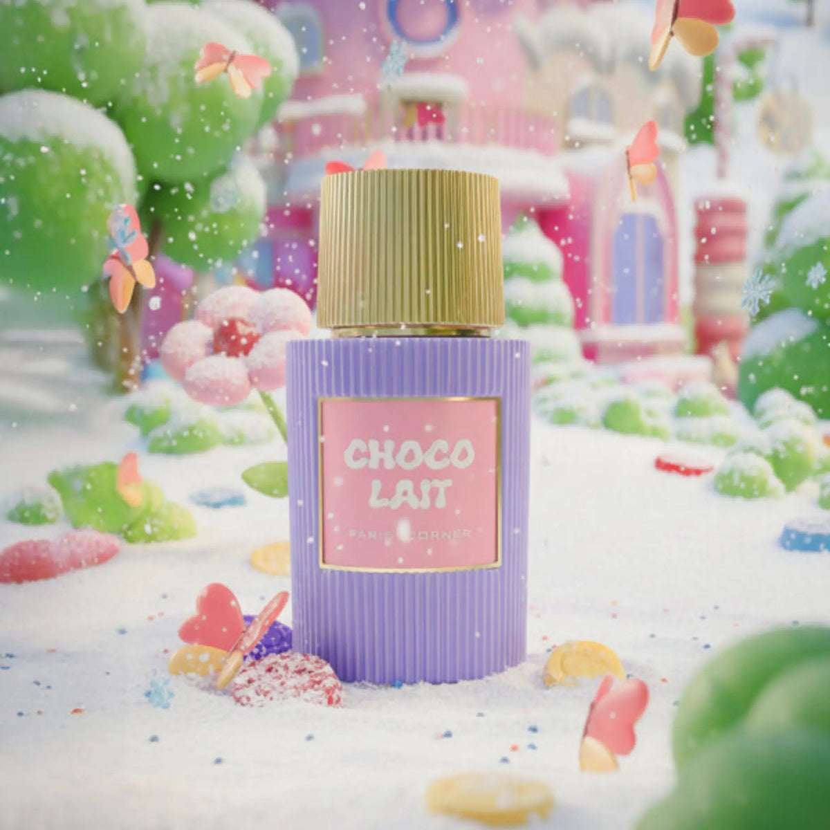 Paris Corner Choco Lait EDP 100 мл – флакон в сладкарска композиция