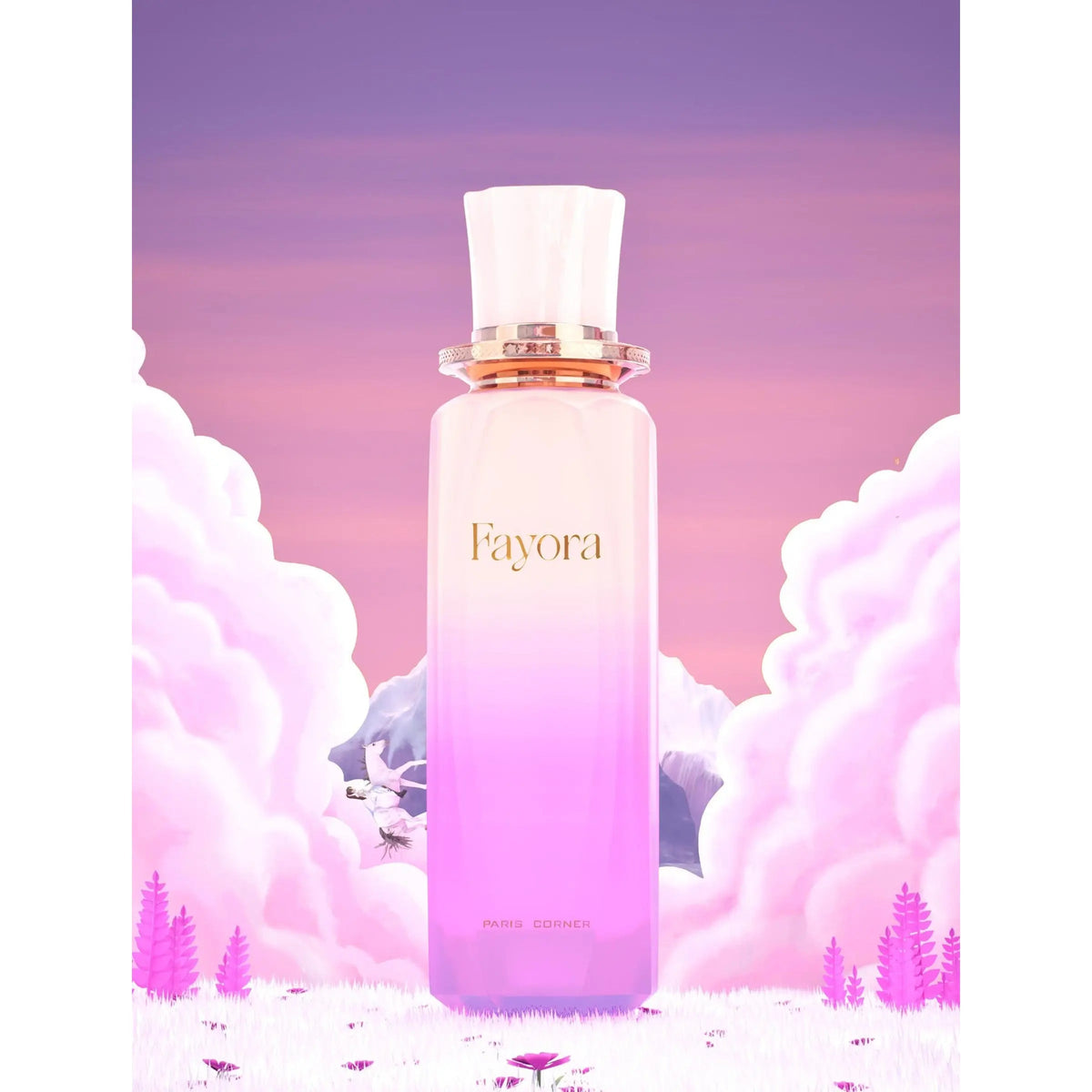 Paris Corner Fayora EDP 100 мл – флакон в розова композиция
