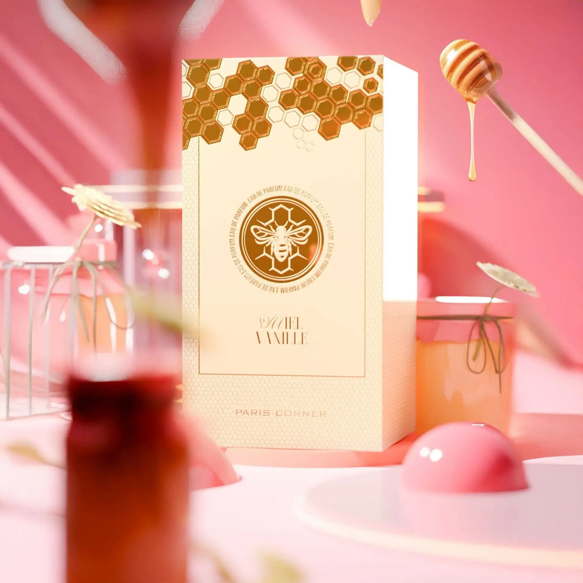 Paris Corner Miel Vanille EDP 100 мл – кутия в композиция с мед