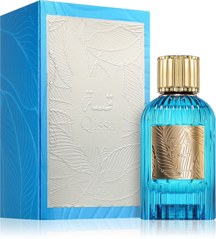 Paris Corner Qissa Blue EDP 100 мл — флакон с кутия