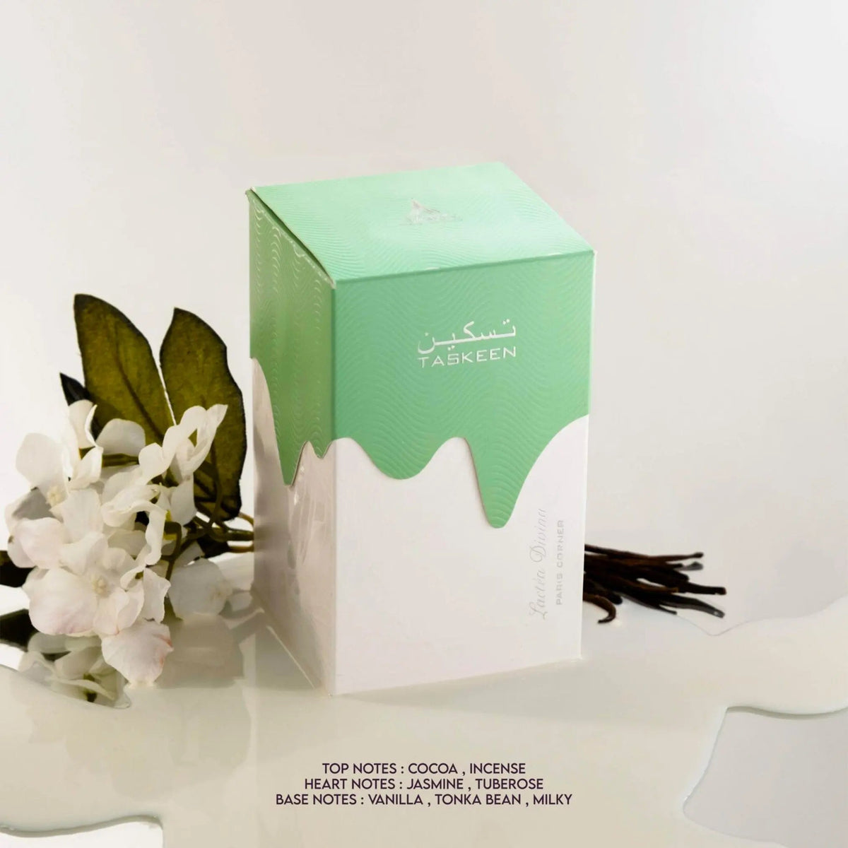 Paris Corner Taskeen Lactea Divina EDP 100 мл – кутия в композиция с ванилия и цветя