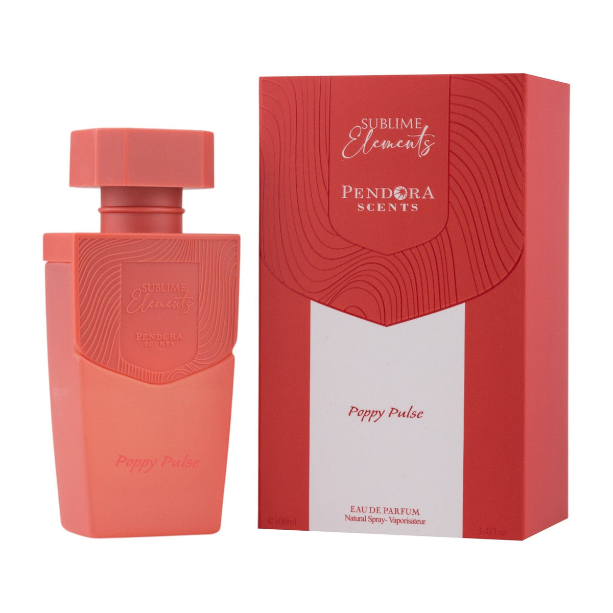 Pendora Scents Poppy Pulse Sublime Elements EDP 100 мл — флакон с кутия
