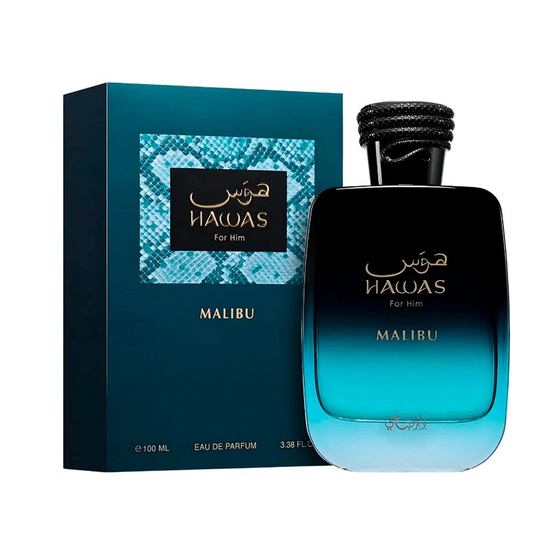 Rasasi Hawas Malibu EDP 100мл. - оригинален арабски парфюм | Fragrance of Dubai