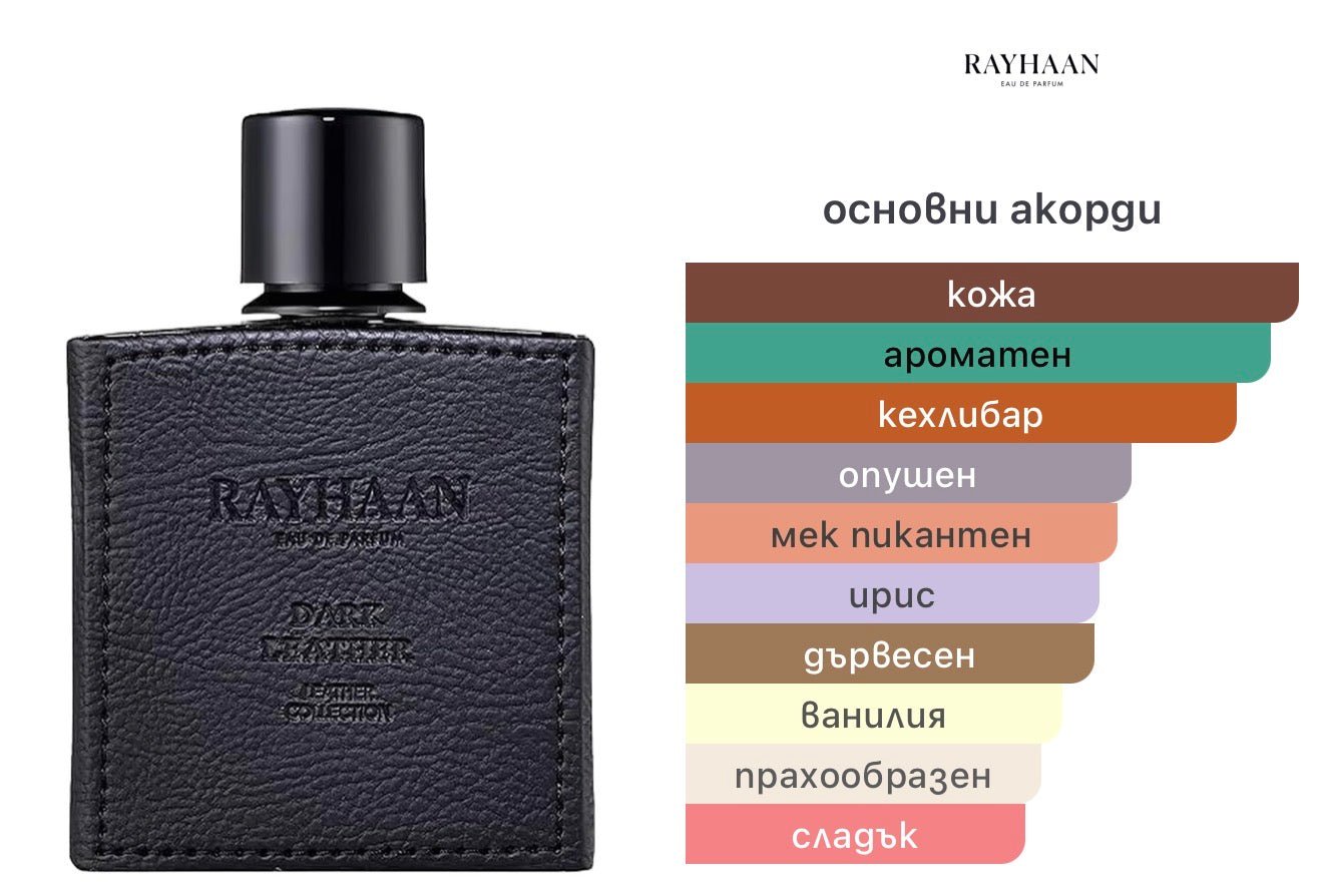 Rayhaan Dark Leather EDP 100мл. - оригинален арабски парфюм | Aroma Viva BG