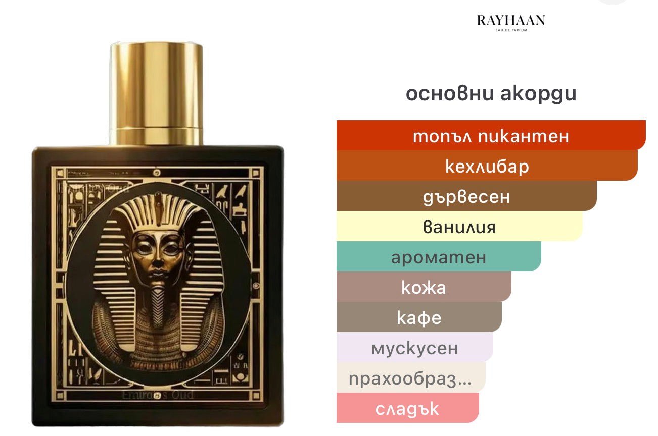Rayhaan Pharaoh EDP 100мл. - оригинален арабски парфюм | Fragrance of Dubai