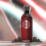 Anfar 1950 Fuoco ExDP 100 мл — флакон на червен и сребрист фон