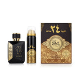 Комплект Ard Al Zaafaran Oud 24 Hours EDP 100 мл + дезодорант 50 мл — комплект с опаковка