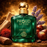 Fragrance World Proud of You Sandalo EDP 100 мл — флакон в декоративна композиция