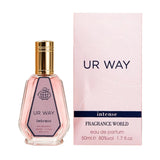 Fragrance World UR Way Intense EDP 50 мл — флакон с кутия
