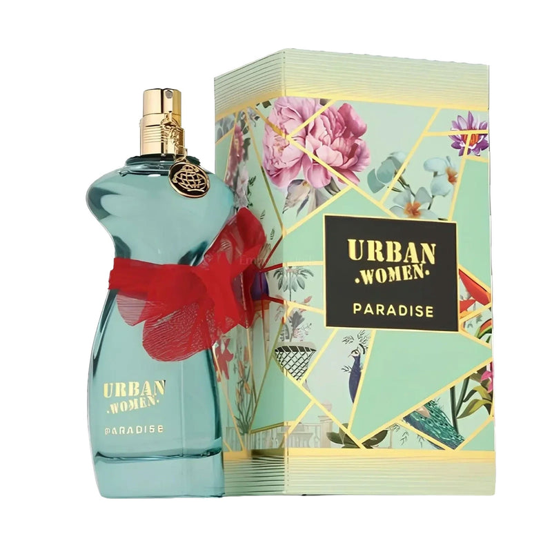 Fragrance World Urban Women Paradise EDP 100 мл — флакон с кутия